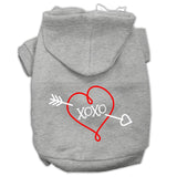 Xoxo Screen Print Pet Hoodies