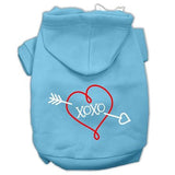 Xoxo Screen Print Pet Hoodies