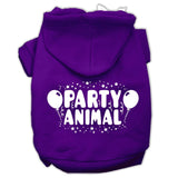 Party Animal Screen Print Pet Hoodies