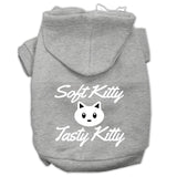 Softy Kitty, Tasty Kitty Screen Print Dog Pet Hoodies