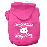 Softy Kitty, Tasty Kitty Screen Print Dog Pet Hoodies