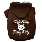 Softy Kitty, Tasty Kitty Screen Print Dog Pet Hoodies