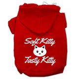 Softy Kitty, Tasty Kitty Screen Print Dog Pet Hoodies