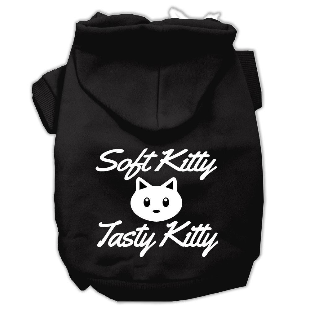 Softy Kitty, Tasty Kitty Screen Print Dog Pet Hoodies