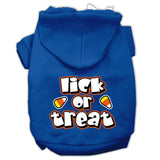 Lick Or Treat Screen Print Pet Hoodies