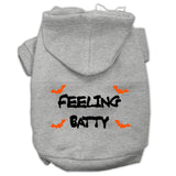 Feeling Batty Screen Print Pet Hoodies