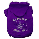 Shimmer Christmas Tree Pet Hoodies