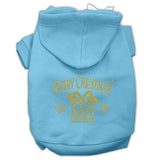 Golden Christmas Present Pet Hoodies