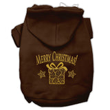 Golden Christmas Present Pet Hoodies