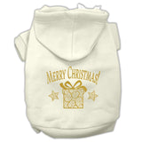 Golden Christmas Present Pet Hoodies