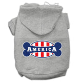 Bonely In America Screen Print Pet Hoodies