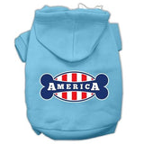 Bonely In America Screen Print Pet Hoodies