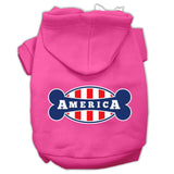 Bonely In America Screen Print Pet Hoodies