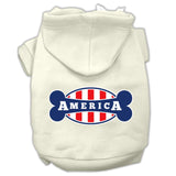 Bonely In America Screen Print Pet Hoodies