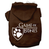 Game Of Bones Screenprint Dog Hoodie