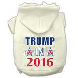 Trump In 2016 Election Screenprint Pet Hoodies