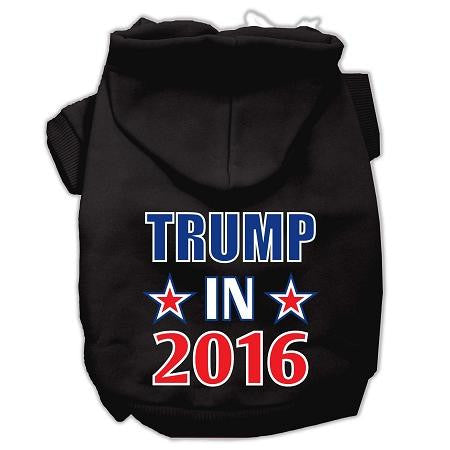 Trump In 2016 Election Screenprint Pet Hoodies