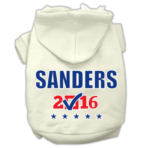 Sanders Checkbox Election Screenprint Pet Hoodies Cream Size L (14)