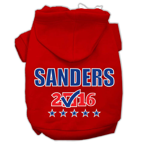 Sanders Checkbox Election Screenprint Pet Hoodies Red Size S (10)