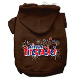 Little Firecracker Screen Print Pet Hoodies