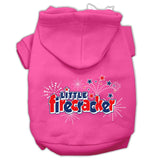 Little Firecracker Screen Print Pet Hoodies