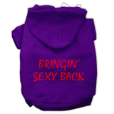 Bringin' Sexy Back Screen Print Pet Hoodies