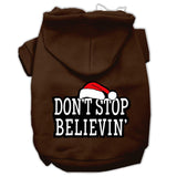 Don't Stop Believin' Screenprint Pet Hoodies