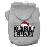 Don't Stop Believin' Screenprint Pet Hoodies