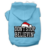 Don't Stop Believin' Screenprint Pet Hoodies