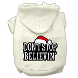 Don't Stop Believin' Screenprint Pet Hoodies