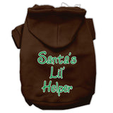 Santa's Lil' Helper Screen Print Pet Hoodies