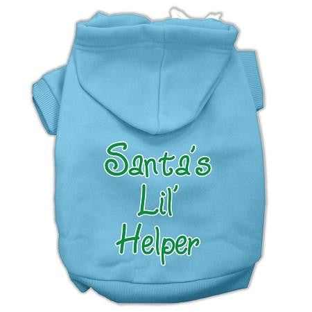 Santa's Lil' Helper Screen Print Pet Hoodies