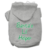 Santa's Lil' Helper Screen Print Pet Hoodies