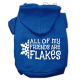 All My Friends Are Flakes Screen Print Pet Hoodies