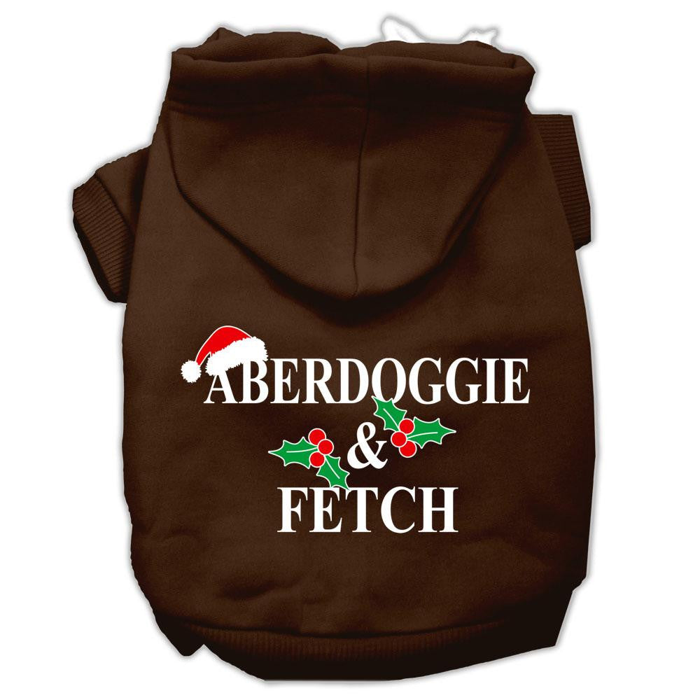 Aberdoggie Christmas Screen Print Pet Hoodies