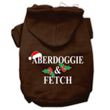 Aberdoggie Christmas Screen Print Pet Hoodies