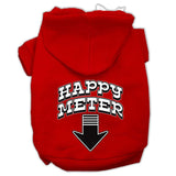 Happy Meter Screen Printed Dog Pet Hoodies