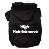 High Maintenance Screen Print Pet Hoodies