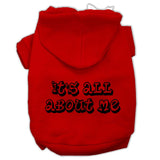 It's All About Me Screen Print Pet Hoodies