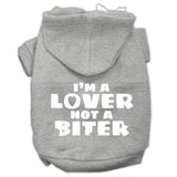 I'm A Lover Not A Biter Screen Printed Dog Pet Hoodies