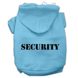 Security Screen Print Pet Hoodies