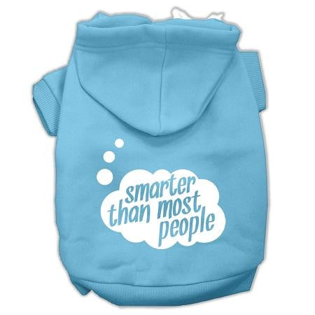 Smarter Then Most People Screen Printed Dog Pet Hoodies