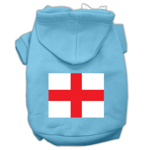 St. George's Cross (english Flag) Screen Print Pet Hoodies