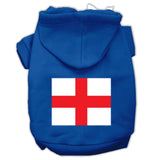 St. George's Cross (english Flag) Screen Print Pet Hoodies