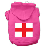 St. George's Cross (english Flag) Screen Print Pet Hoodies