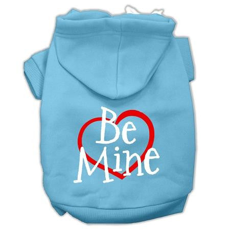 Be Mine Screen Print Pet Hoodies