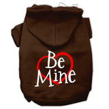 Be Mine Screen Print Pet Hoodies