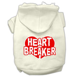 Heart Breaker Screen Print Pet Hoodies