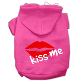 Kiss Me Screen Print Pet Hoodies