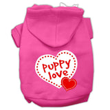 Puppy Love Screen Print Pet Hoodies